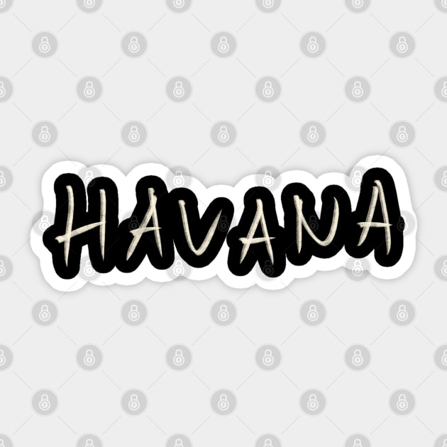 Havana Sticker by Saestu Mbathi